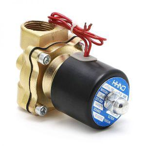 전기 공압 솔레노이드 밸브 3/4 인치 220V 2 포트 N/C 물 오일 공기 가스 마그네틱 2W-200-20