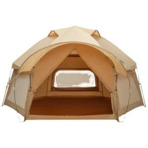 8인용 육각쉘터 리빙쉘 돔 대형 캠핑 장박 거실형 공간 여행 천막 사계절