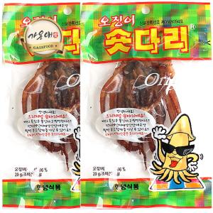 [가온애] 한양식품 오징어 숏다리 30봉 / 한양숏다리 미니숏다리 오징어다리 오다리 오족 핫다리 굿다리
