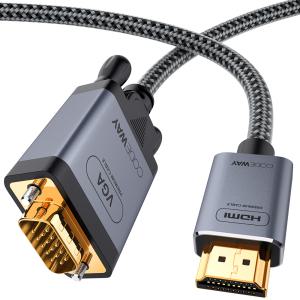 코드웨이 HDMI to VGA (RGB) 케이블 (1.2m/1.8m/3m/5m)