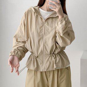 [에이치스타일]H스타일(OT)몽후드점퍼 봄 여성 점퍼 자켓 재킷 아우터 간절기 JP