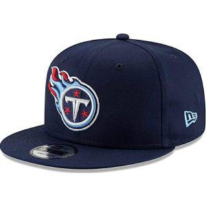뉴에라 NFL 9FIFTY 조절 가능한 스냅백 모자 원사이즈 핏 (테네시 타이탄스)