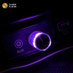 LED 다이나믹 USB 카멜레온 차량용 무드등 시거잭 실내등 라이트 램프 자동차 조명 풋등