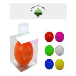 파크프렌즈 3피스 골프공 (오렌지) 칼라 컬러 야광 형광 연습 연습용 골프볼
