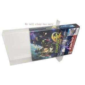 WIIU Star Fox Zero 게임용 투명 박스 커버 2 디스크 번들 한정판 디스플레이 보관 PET 보호 상자