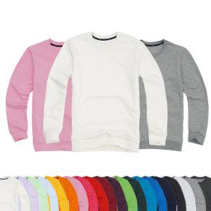 기모 맨투맨 남녀공용 S~3XL 커플 단체복 유니폼 티셔츠