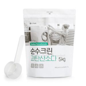 [순수크린] 과탄산소다 대용량 5kg 1개(세탁세제표백제+계량스푼 증정)