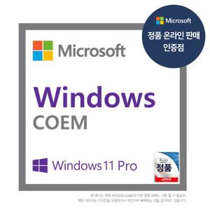 MS 정품 스토어 Windows 11 Pro DSP 윈도우11 프로 DSP 영구사용 제품키인증