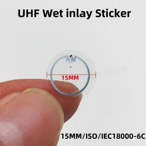 RFID UHF 태그 장거리 스티커, 습식 인레이, 외계인 HEC EPC 글로벌 Gen2 ISO18000-6C, 15mm 915M 라벨, 86