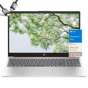 HP -15 노트북-2023 스쿨 노트북 윈도우 11 - 인텔 프로세서 N200 비트 i7-10510Y 마이크로소프트 365 Wi-F