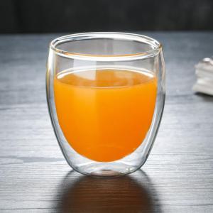[오너클랜]러브굿 이중 유리컵 홈카페 투명 물잔