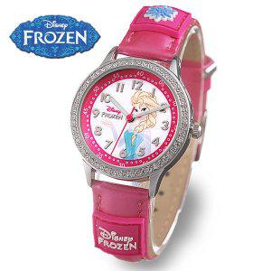 [디즈니][정품 KC인증] 디즈니 겨울왕국 엘사 캐릭터 여자 어린이 아동 손목시계 JTD-46