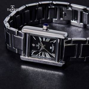 탠디다이아몬드 고급메탈 손목시계 T-3912 F BK (블랙 여성메탈)_MC