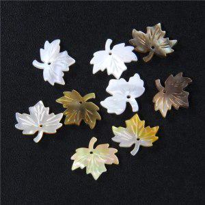 진주조개키트 종류 자연 굴 초승달 잎 모양 쉘 동물의 어머니 진주 비즈 보석 만들기