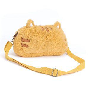 닌텐도 스위치 가방 귀여운 뚱뚱한 고양이 봉제 OLED 라이트 게임 액세서리 보관 케이스 어깨 스트랩 포함