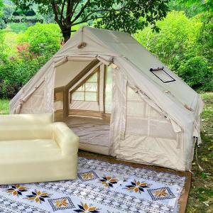에어텐트 야외 에어 텐트 넓은 공간 방수 가족 하이킹 여행용 풍선 63 45 인용