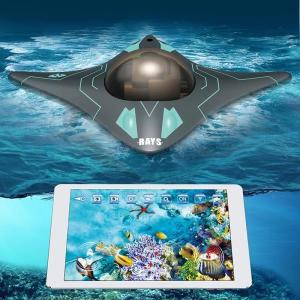 rc 보트 앱 와이파이 실시간 전송 RC 잠수함 카메라, 6 방향 수중 HD 원격 제어 야외 어린이 장난감
