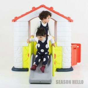 시즌헬로 쿠쿠토이즈 에듀플레이 하우스3 집 미끄럼틀 바이올렛 장난감집 3살장난감 아기플레이하우스