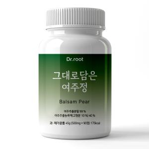 닥터루트 그대로담은 여주정 500mg 90정 1통 국내산 유기농 여주