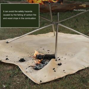 바닥 단열재 야외 캠핑 매트 단열 파이어 담요 피크닉 바닥 수분 유리 섬유 내화성 천 불꽃