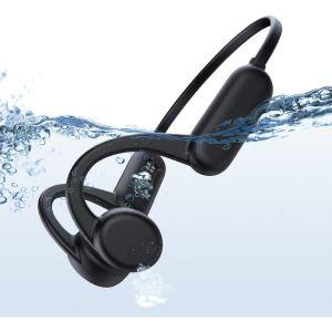 골전도 헤드폰 초경량 수영 IP68 방수 블루투스 5.0 오픈 이어 무선 스포츠 헤드셋 MP3 플레이어  8G 메모