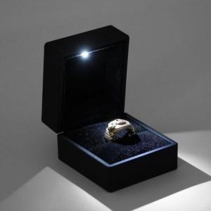 [오노마] ONM 블랙 쥬얼리 LED 케이스 선물박스 반지 반지보관함