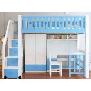 2층침대책상 벙커침대 책상세트 수납 원목 어린이