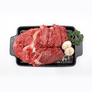 [자연맛남] 1등급 소고기 한판 가족세트 1호 800g(꽃등심400/갈비살200/안심200)