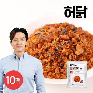 [허닭] 닭가슴살 닭갈비 곤약 볶음밥 250g 10팩
