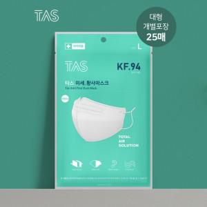 KF94 타스 플러스 미세황사 마스크 대형 화이트 25매