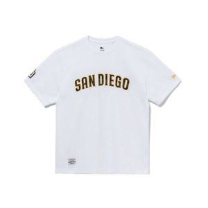 백화점 정품 뉴에라 (스타필드 하남) MLB 샌디에이고 파드리스 카모 패턴 로고 티셔츠 화이트 / 14179181