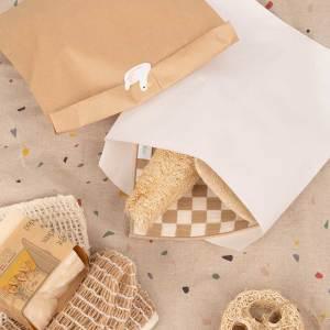 나우스팩 화이트/크라프트 선물 포장 봉투 (100장) - 2가지 사이즈