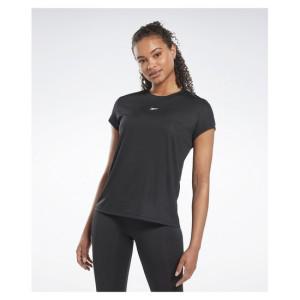 [하프클럽 리복]Reebok 여성 WOR Commercial Poly 반팔 티셔츠 - 블랙   HI6883 RETS2E339BK