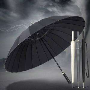 튼튼한 3단자동 우산 장 24k 대형 태풍 골프 커버 포함