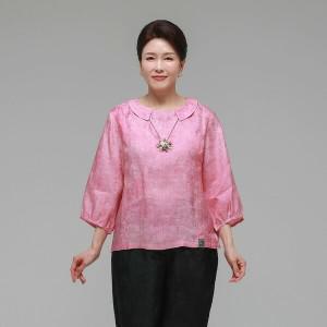 [보리보리/하랑한복]엄마옷 신상인견블라우스 소담드리 핑크