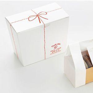 레드 레터링 화이트 박스 14x7.8x11.2cm 5매돌답례품 어린이집답례품 선물박스
