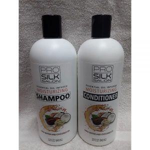 Pro silk salon - 듀오 샴푸  컨디셔너 시어 버터 및 코코넛 오일