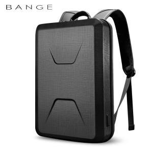 BANGE-2024 하드 쉘 패션 백팩, 도난 방지 비즈니스 15.6 인치 노트북 방수 남성 여행 가방