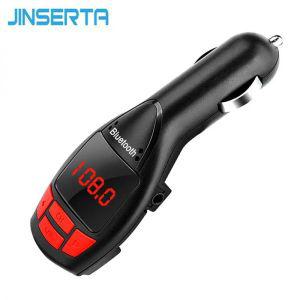 JINSERTA 블루투스 FM 송신기 모듈레이터 USB 자동차 키트 MP3 플레이 플래시 드라이브 TF 마이크로 SD 3.5