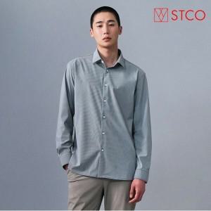 [하프클럽/에스티코]STCO 스트라이프 키네틱 요크 긴팔 셔츠 SDSUA09