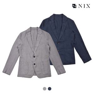 [닉스][NIX]남) 린넨 레귤러핏 싱글 자켓 (FNPECJV102P)