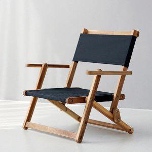 [신세계몰]마켓비 CITRO 레저 의자 아카시아 접이식 안락의자 1인용 캠핑 체어