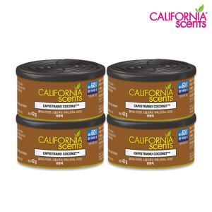 캘리포니아센트 차량용 방향제  카피스트라노 코코넛 방향제 (캔) x 4개