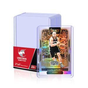 유니콘 탑로더 투명 플라스틱 하드케이스 25개팩 7.6 x 10.1 cm 유희왕카드 포켓몬카드 보관