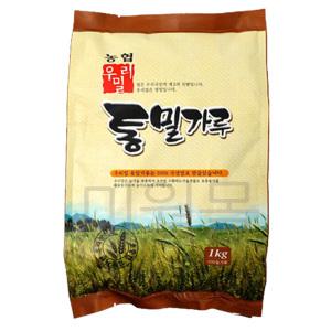 농협우리밀 통밀가루 1kg 우리밀가루