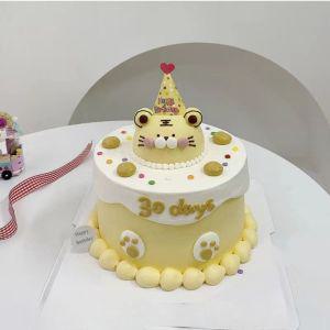 어린이집 생일 케이크 모형 2단 소품 생일파티 모형케이크 촬영 기념일 파티
