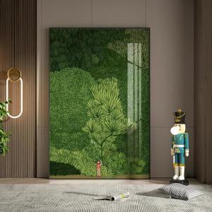 피포페인팅 현대 북유럽 녹색 숲 영국 디자인 일러스트 캔버스 인쇄 포스터 그림, 벽 예술, 한국 스튜디오