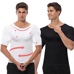 [모로엠]남성 운동복 티셔츠 체형보정 언더웨어 LD-UW-QLD681-블랙