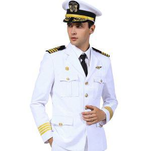 해군제복 코스프레 유니폼 의상 코스튬 남자 장교 세트 캡틴 정장 선장 정복 공연 무대 졸업
