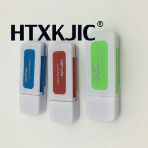 블랙박스리더기 마이크로 SD 카드용 미니 USB 2.0 카드 리더 TF 어댑터 플러그 앤 플레이 다채로운 태블릿
